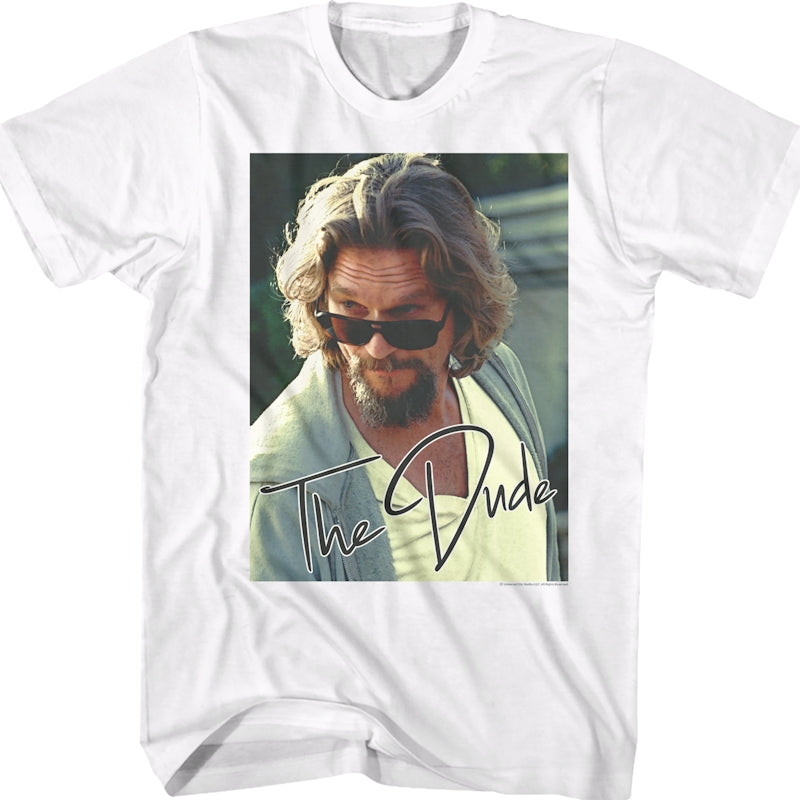 The Dude Autograph Big Lebowski T-Shirt