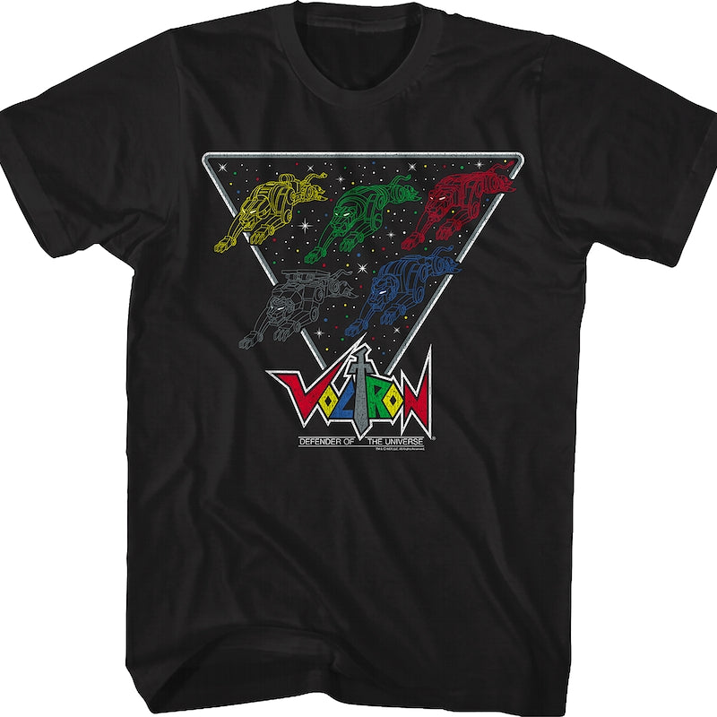 Lion Formation Voltron T-Shirt