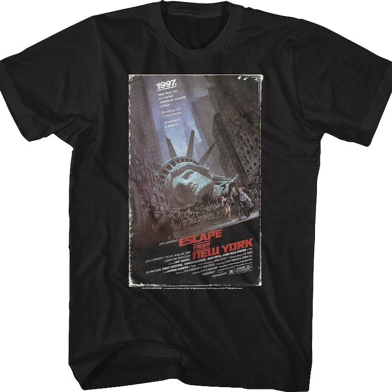 VHS Box Artwork Escape From New York T-Shirt