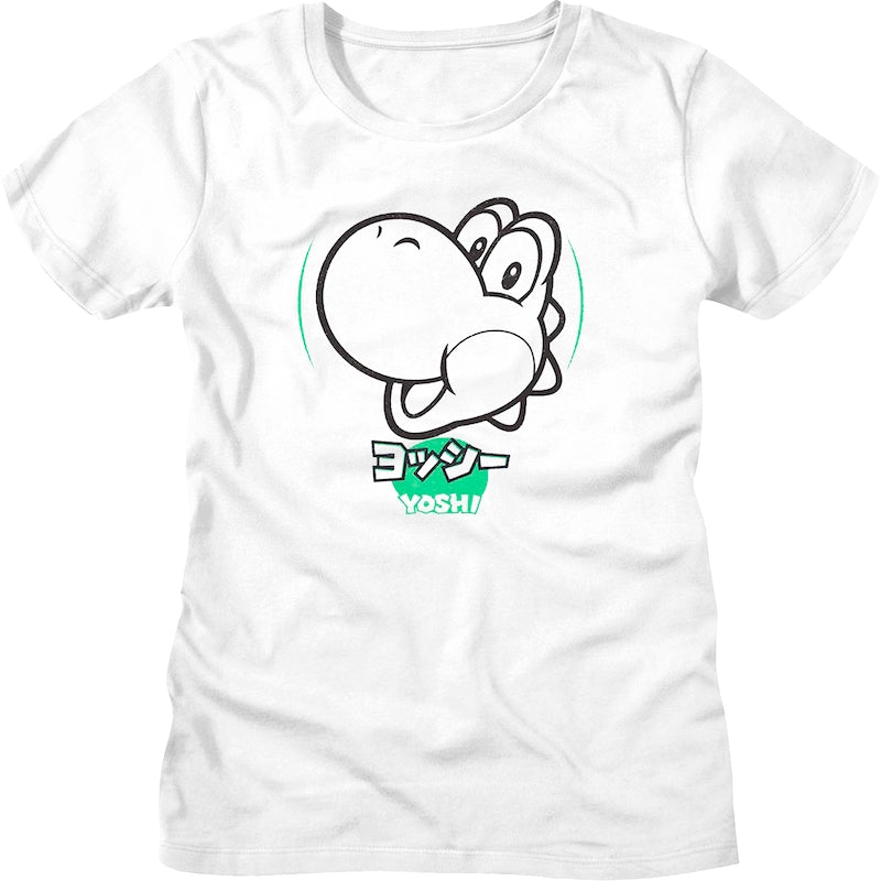 Womens apanese Yoshi Super Mario Bros. Nintendo Shirt