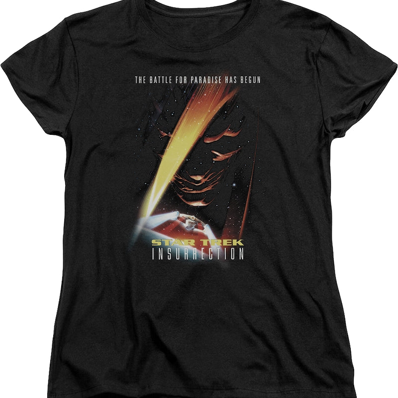 Womens Insurrection Poster Star Trek Shirt