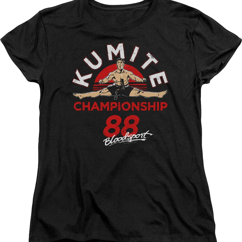 Womens Kumite Championship Bloodsport Shirt