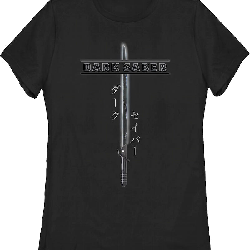 Womens Mandalorian Darksaber Star Wars Shirt