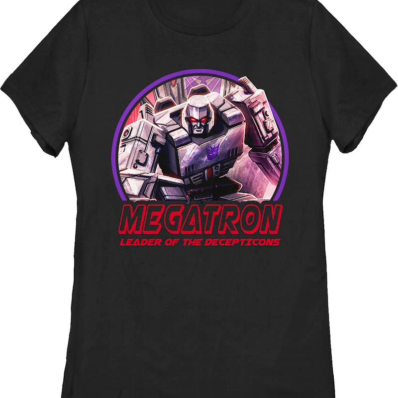 Womens Megatron Leader Of The Decepticons Transformers Shirt