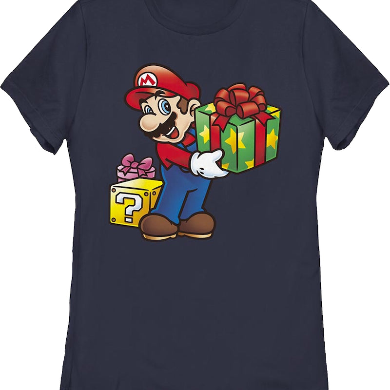 Womens Super Mario Christmas Gifts Nintendo Shirt