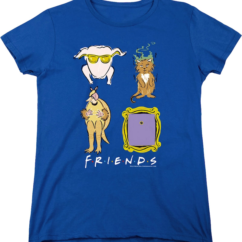 Womens Symbols Friends Shirt