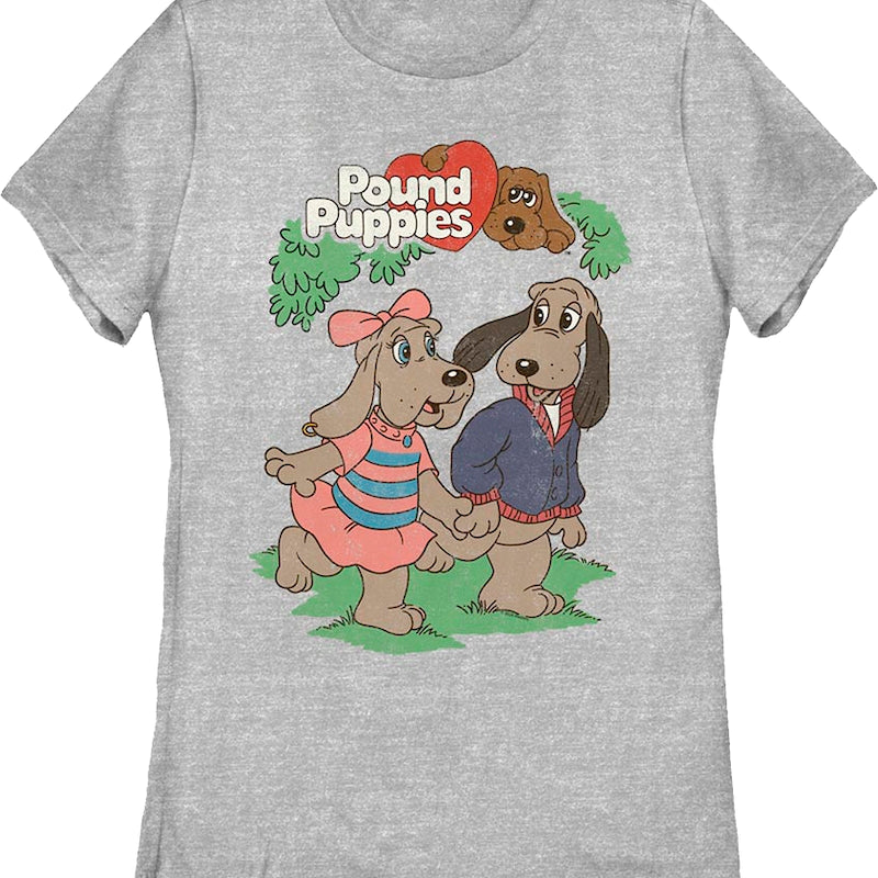 Womens Violet and Cooler Pound Puppies Shirt