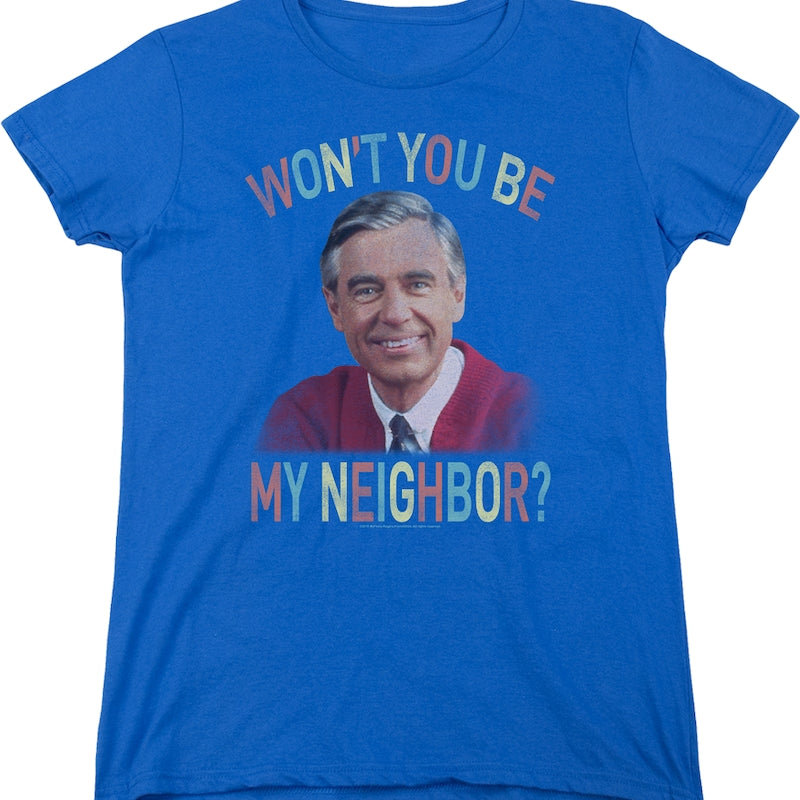 Womens Won't You Be My Neighbor Mr. Rogers Shirt