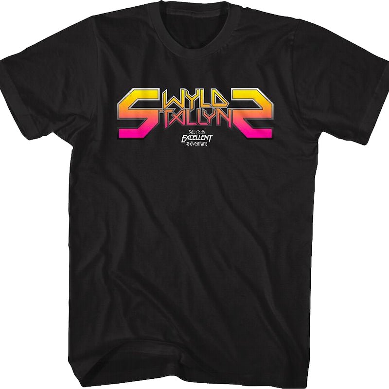Wyld Stallyns Colorful Logo Bill and Ted's Excellent Adventure T-Shirt