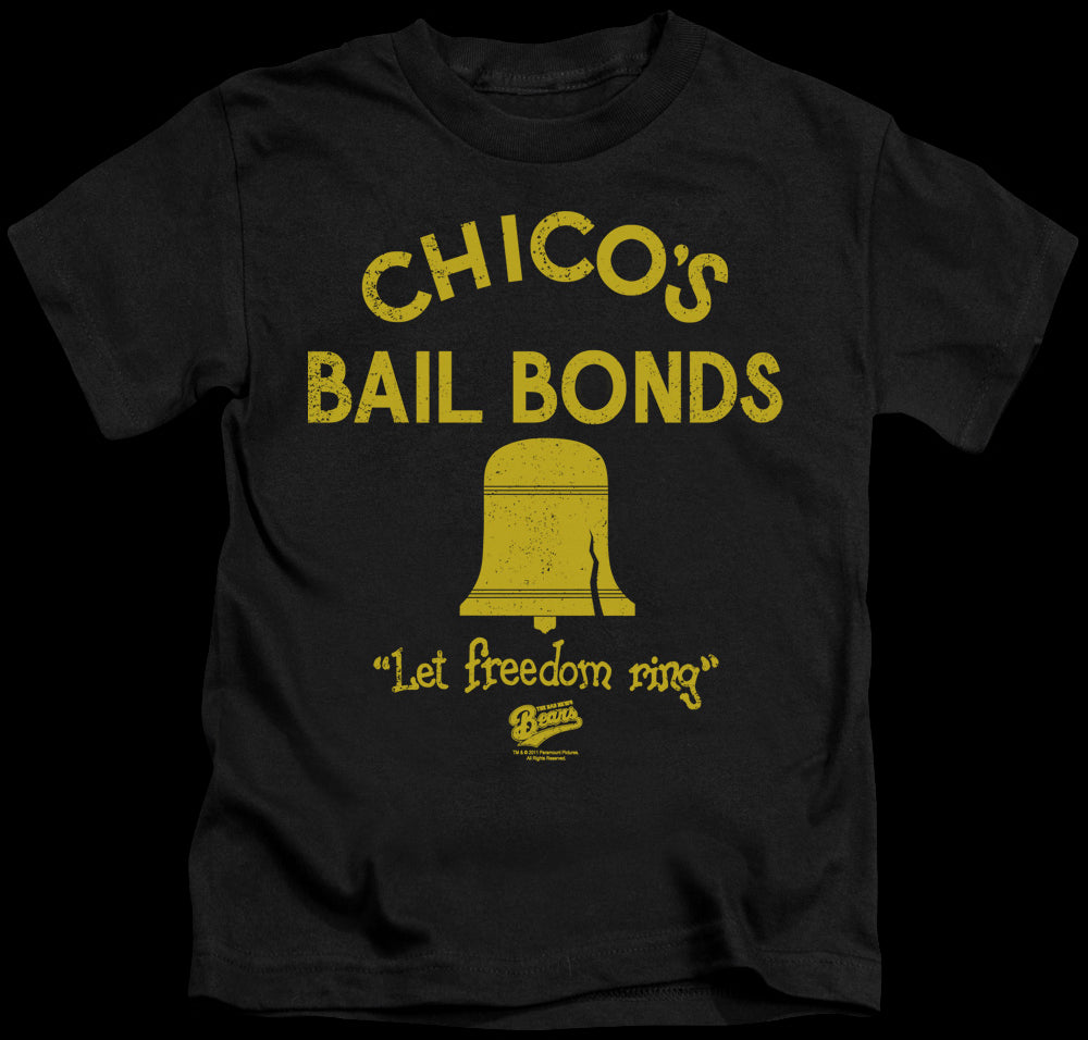 Youth Chicos Bail Bonds Bad News Bears Shirt