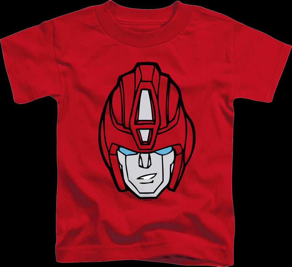Youth Hot Rod Head Shot Transformers Shirt
