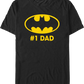 #1 Dad Batman DC Comics T-Shirt