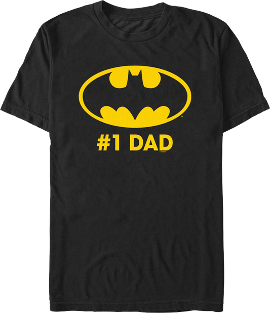 #1 Dad Batman DC Comics T-Shirt