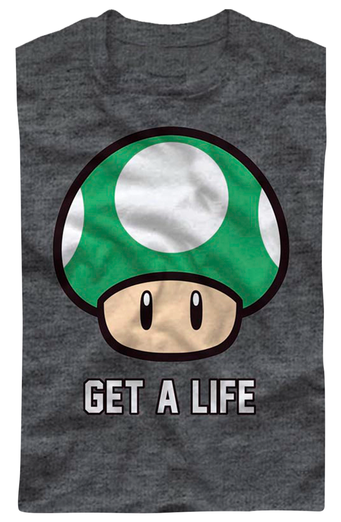 1-Up Mushroom Get A Life Super Mario Bros. T-Shirt