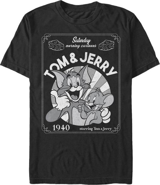 1940 Cartoon Tom And Jerry T-Shirt