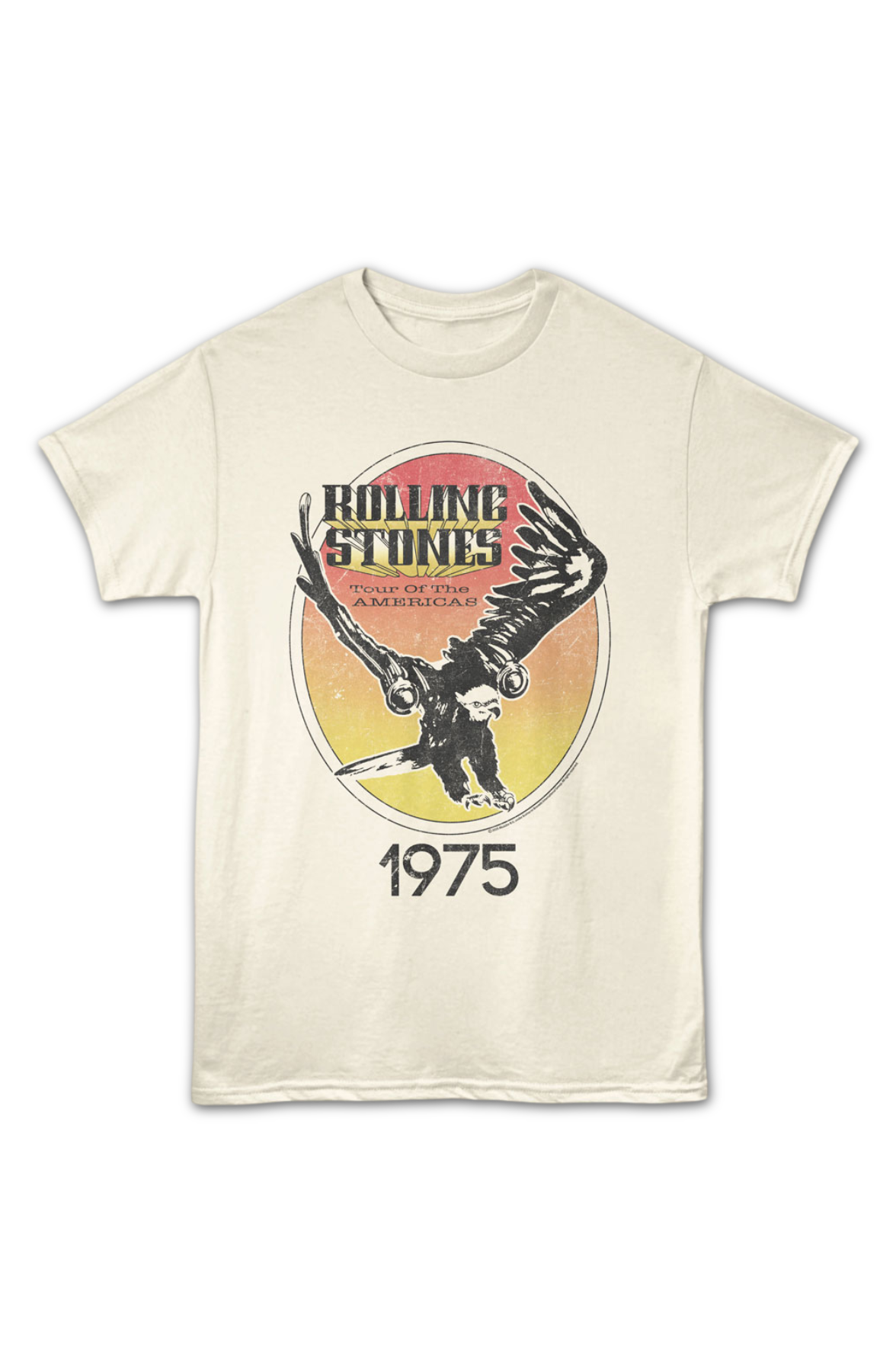 1975 Tour Of The Americas Rolling Stones T-Shirt