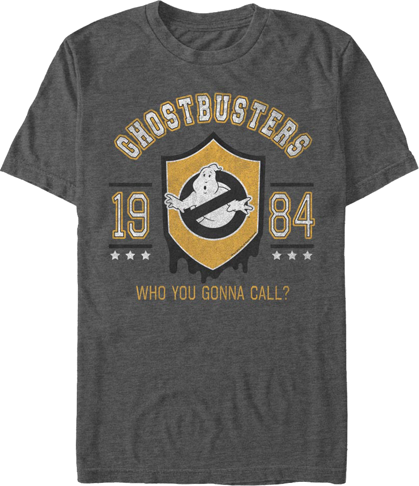 1984 Collegiate Shield Ghostbusters T-Shirt