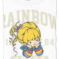 1984 Rainbow Brite Crop Top