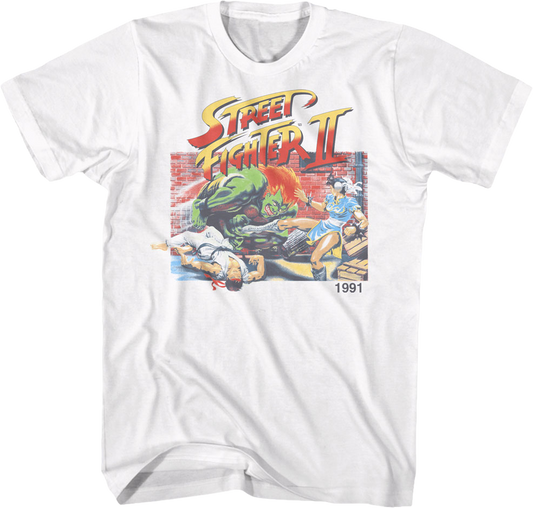 1991 Poster Street Fighter T-Shirt