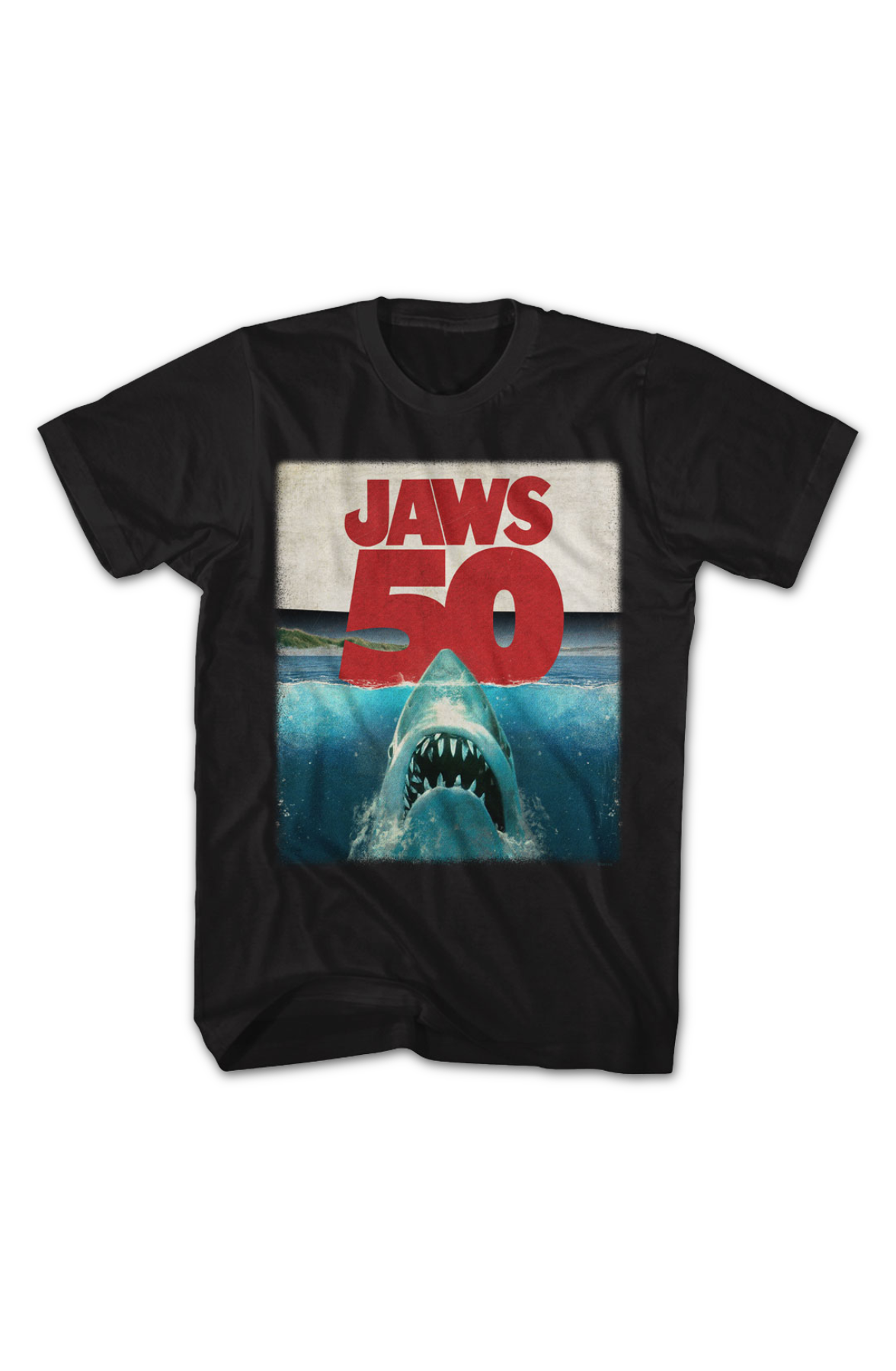 50th Anniversary Poster Jaws T-Shirt