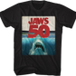 50th Anniversary Poster Jaws T-Shirt