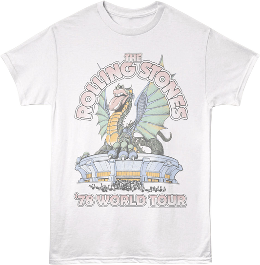 '78 World Tour Dragon Poster Rolling Stones T-Shirt