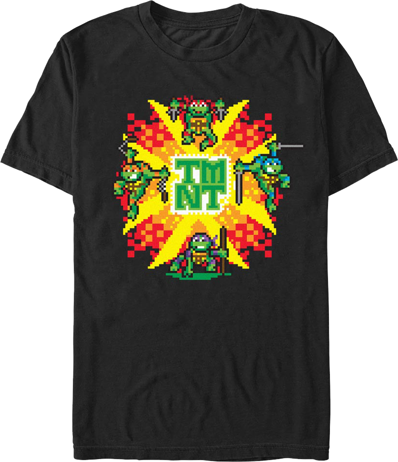 8-Bit Explosion Teenage Mutant Ninja Turtles T-Shirt