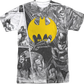 80th Anniversary Collage Batman T-Shirt