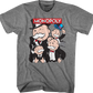 Unofficial Rich Uncle Pennybags Collage Monopoly T-Shirt