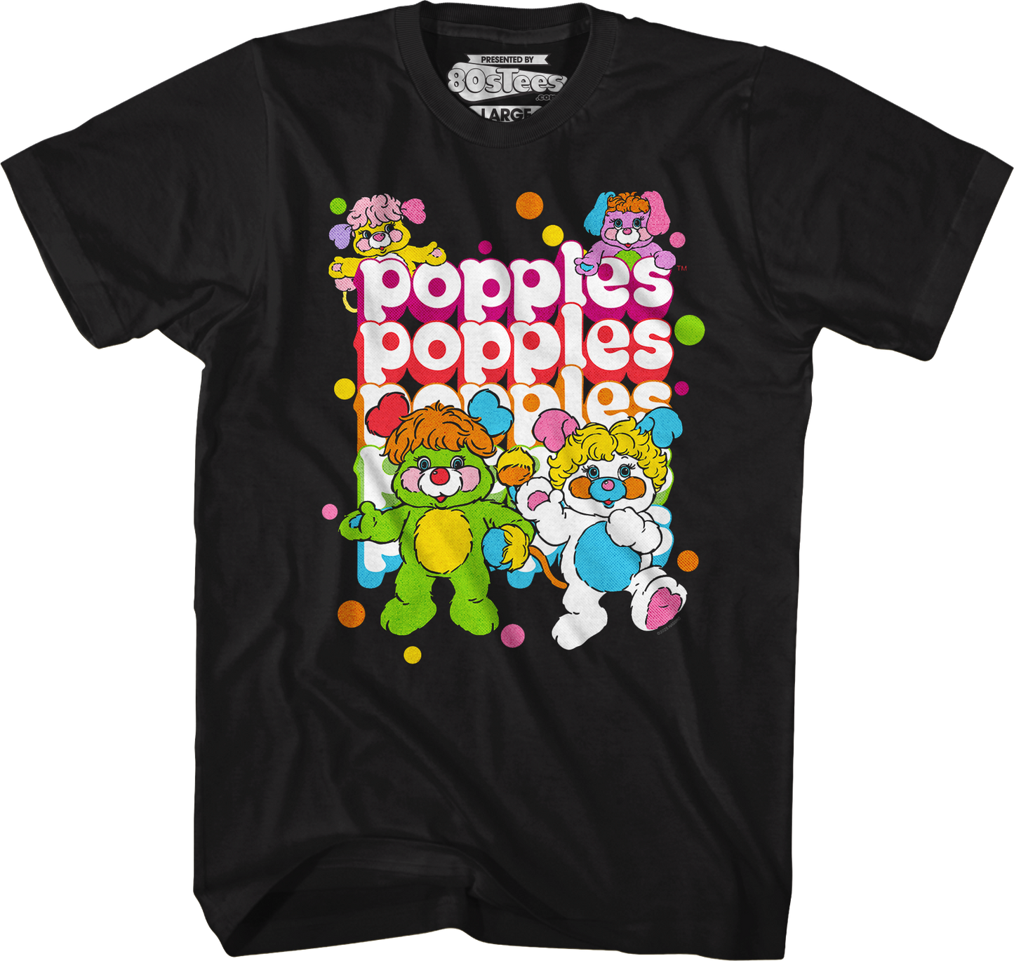 Repeating Logo Popples T-Shirt