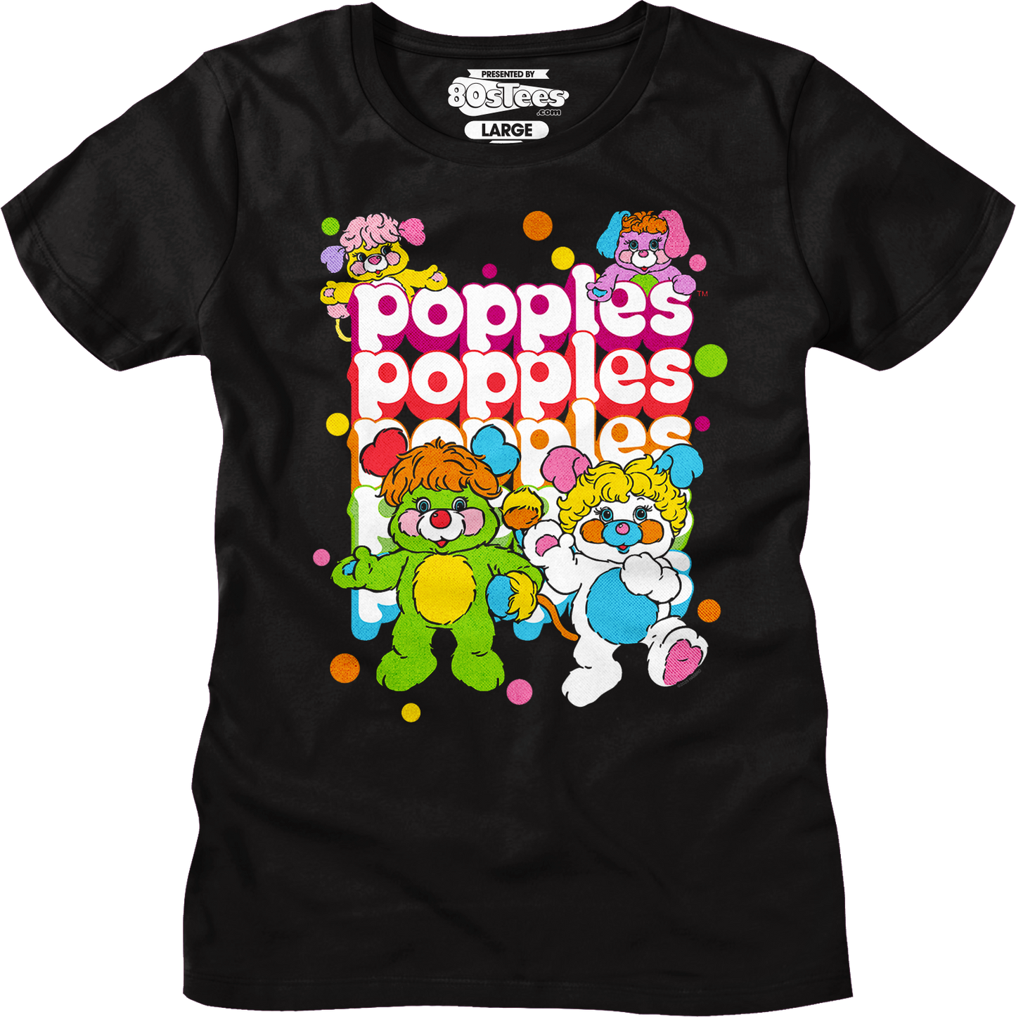 Repeating Logo Popples T-Shirt