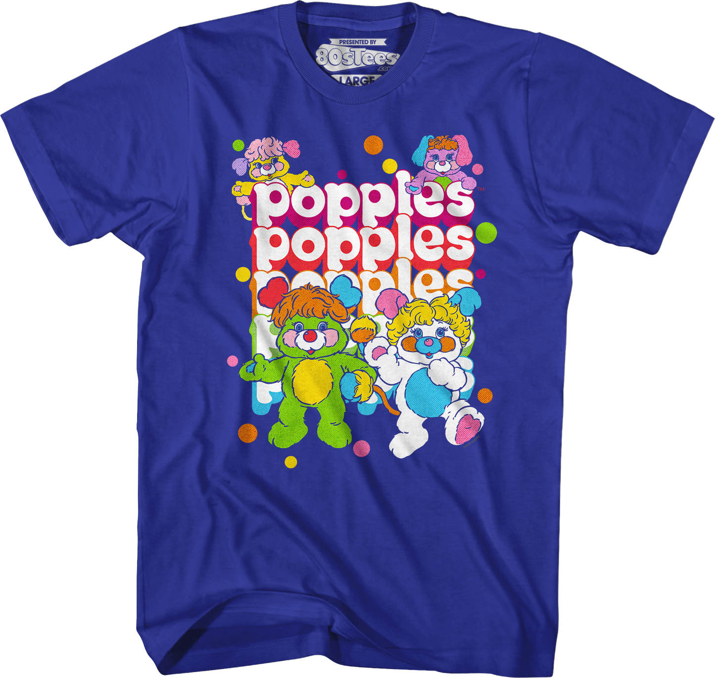 Repeating Logo Popples T-Shirt