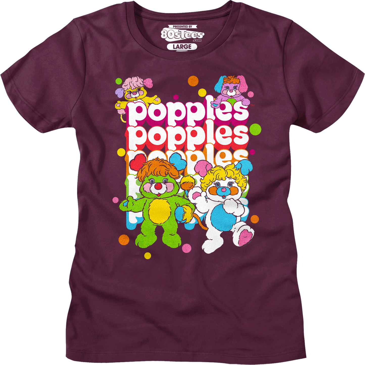 Repeating Logo Popples T-Shirt