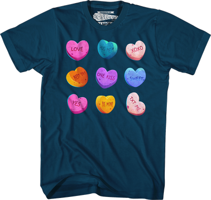 Valentine's Day Candy Hearts T-Shirt