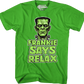 Frankenstein Frankie Says Relax T-Shirt