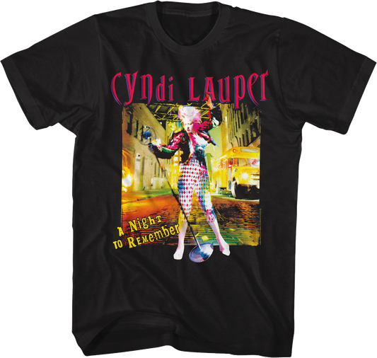 A Night To Remember Cyndi Lauper T-Shirt