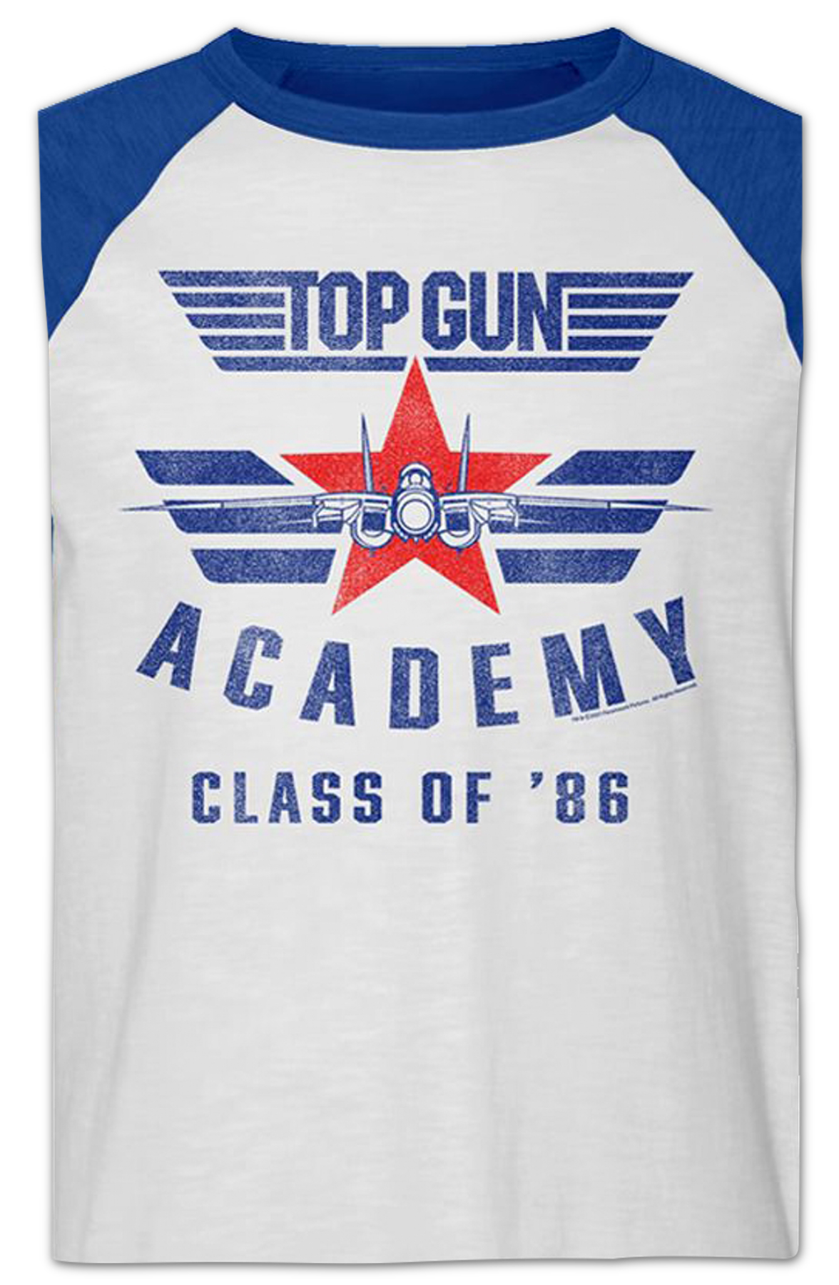 Academy Class Of '86 Top Gun Raglan Baseball Shirt