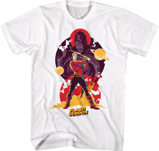 Action Collage Flash Gordon T-Shirt