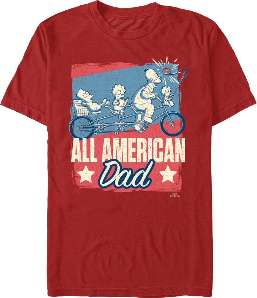 All American Dad The Simpsons T-Shirt