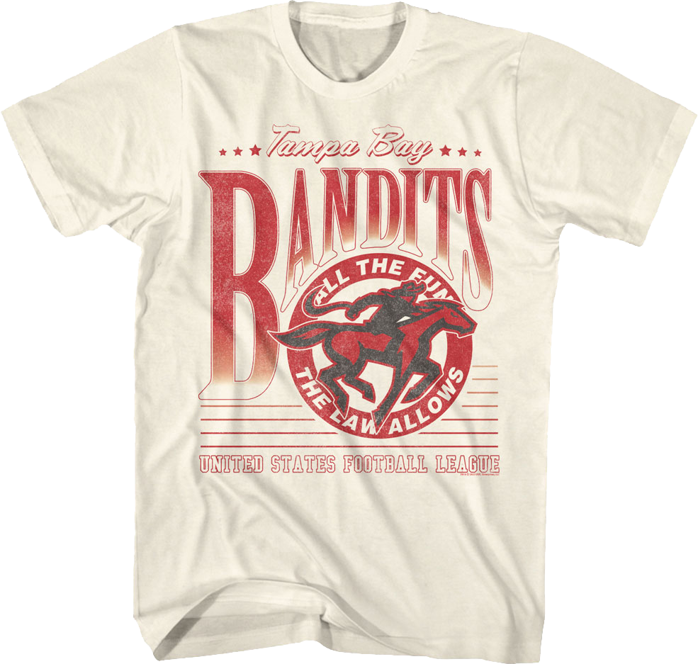 All The Fun The Law Allows Tampa Bay Bandits USFL T-Shirt