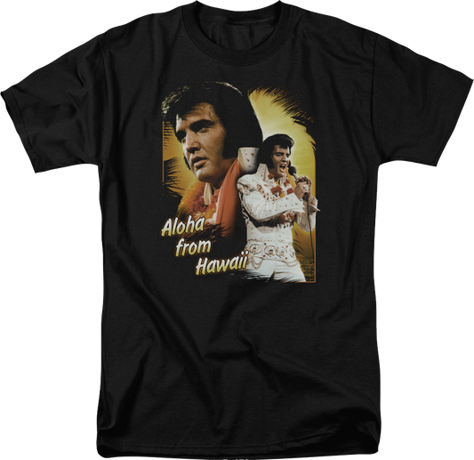 Aloha From Hawaii Collage Elvis Presley T-Shirt