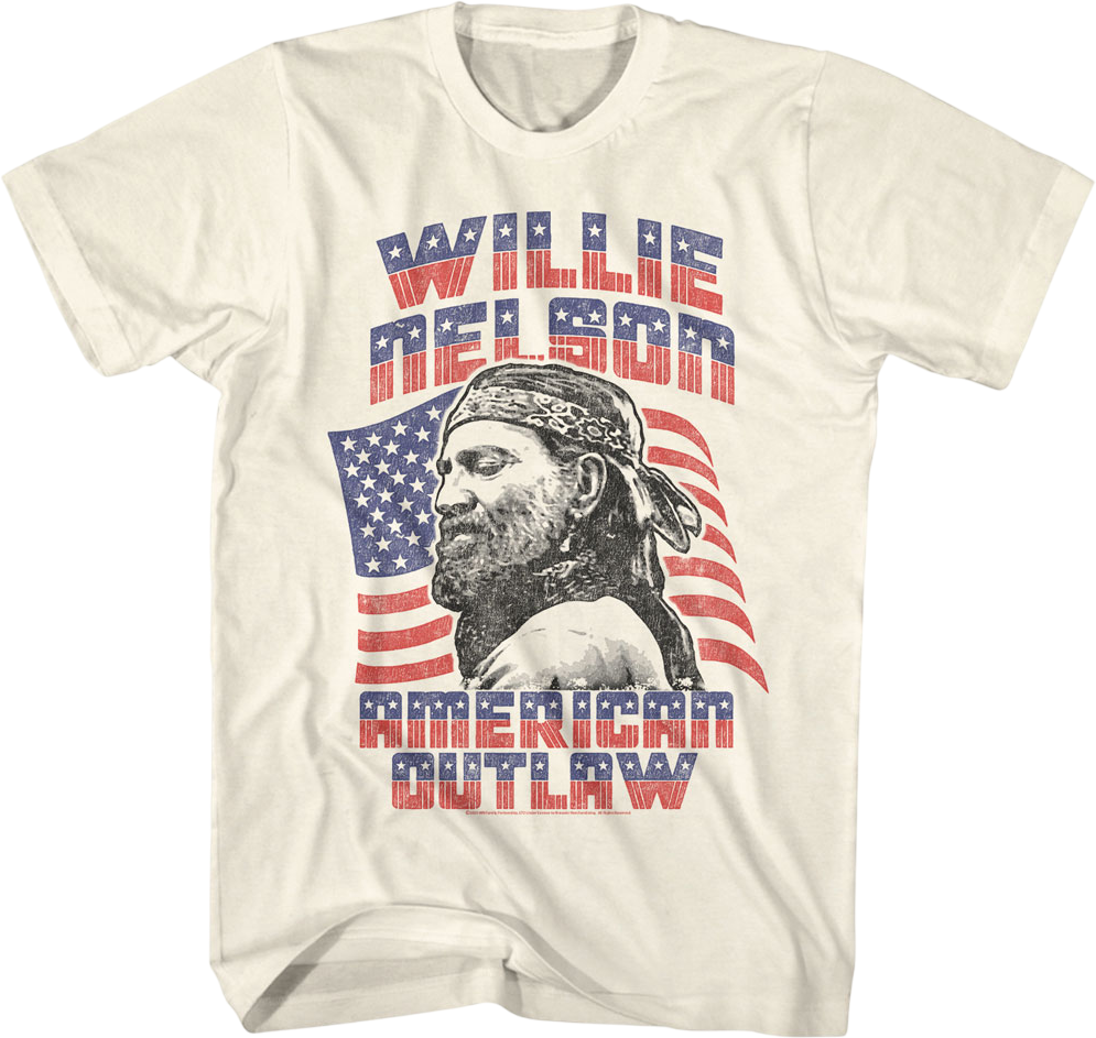 American Outlaw Willie Nelson T-Shirt