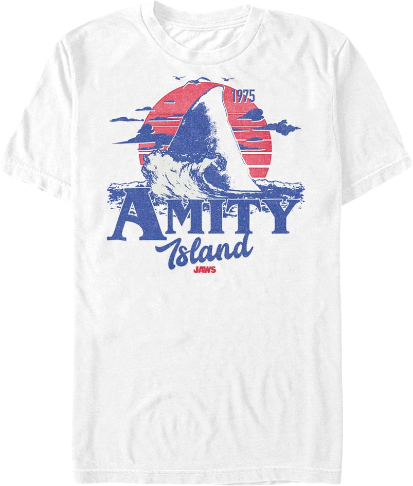 Amity Island Shark Fin Jaws T-Shirt