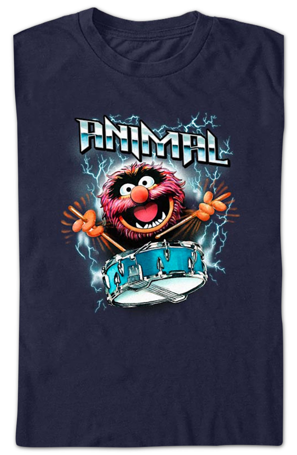 Animal Lightning Drumroll Muppets T-Shirt