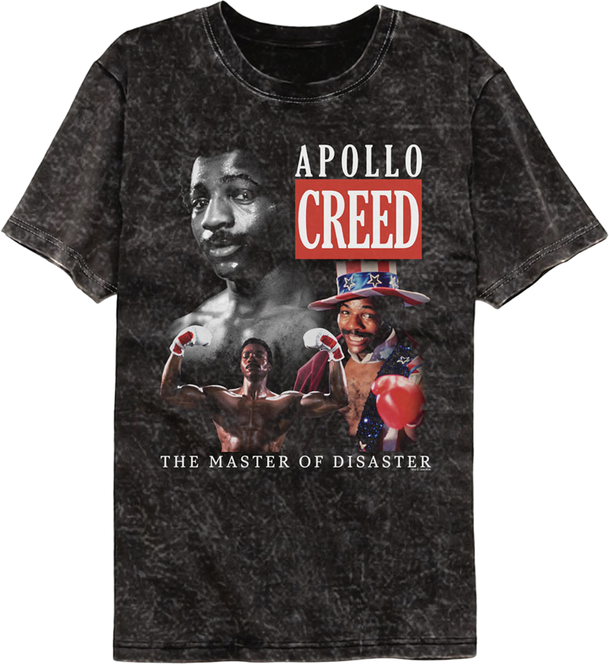 Apollo Creed The Master Of Disaster Mineral Wash T-Shirt