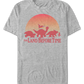 Vintage Sunset Silhouette Land Before Time T-Shirt