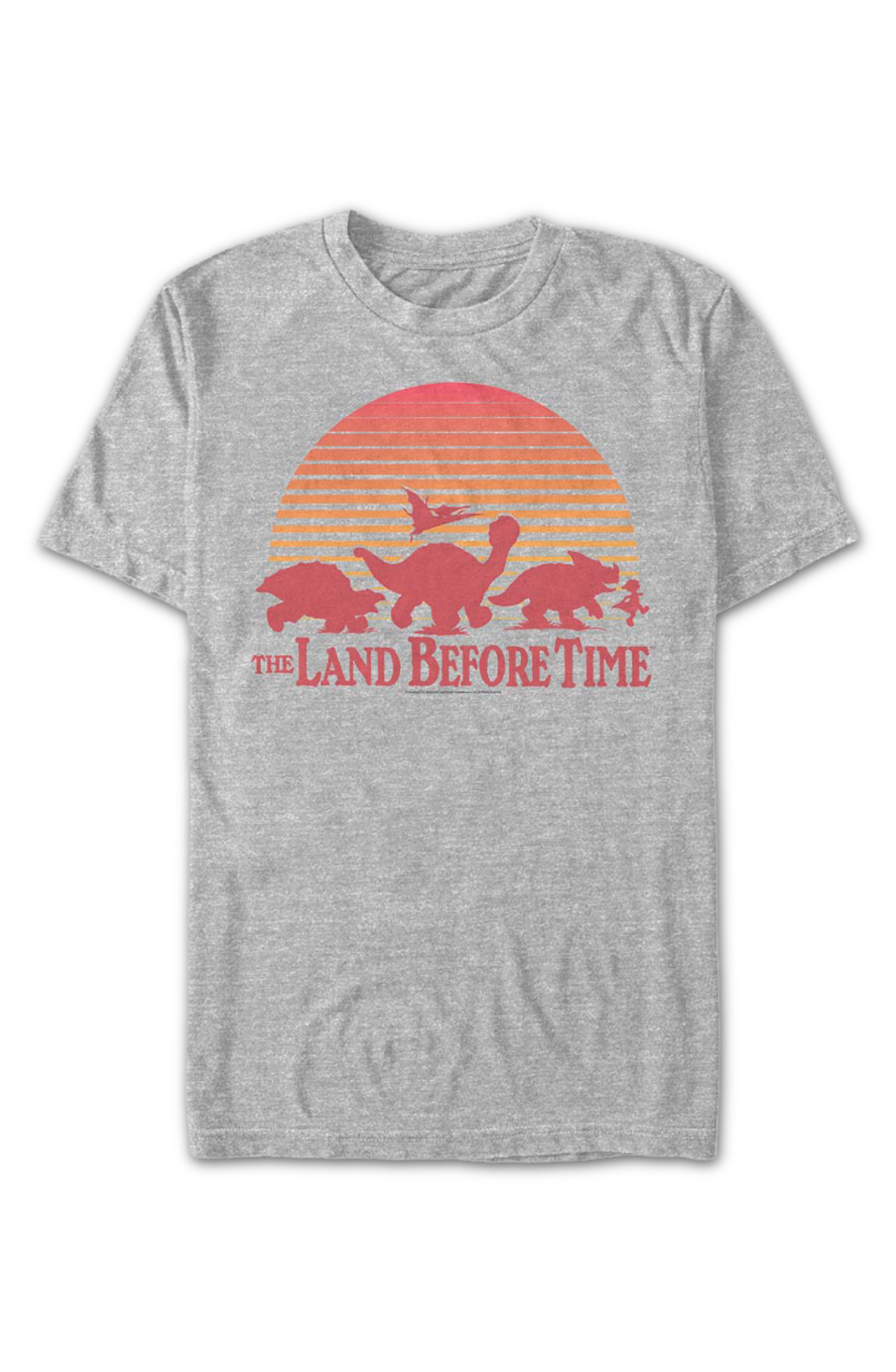 Vintage Sunset Silhouette Land Before Time T-Shirt