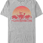 Vintage Sunset Silhouette Land Before Time T-Shirt