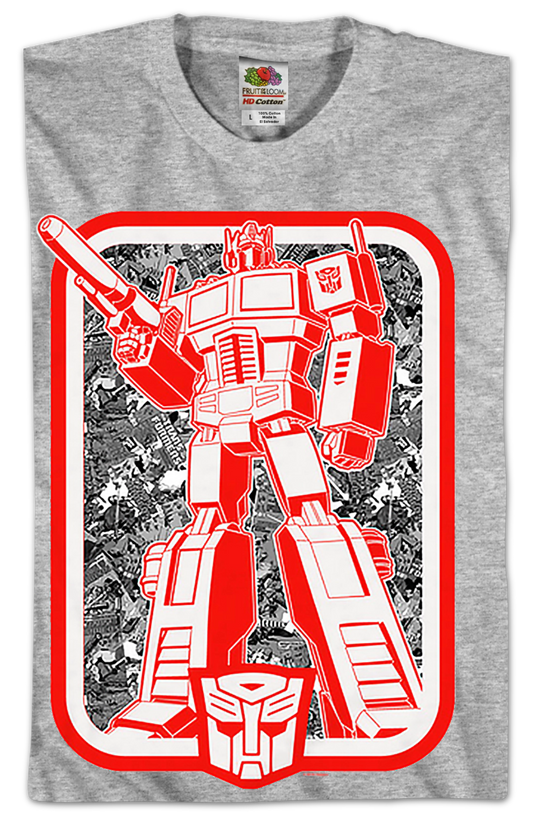 Autobots Leader Optimus Prime Transformers T-Shirt