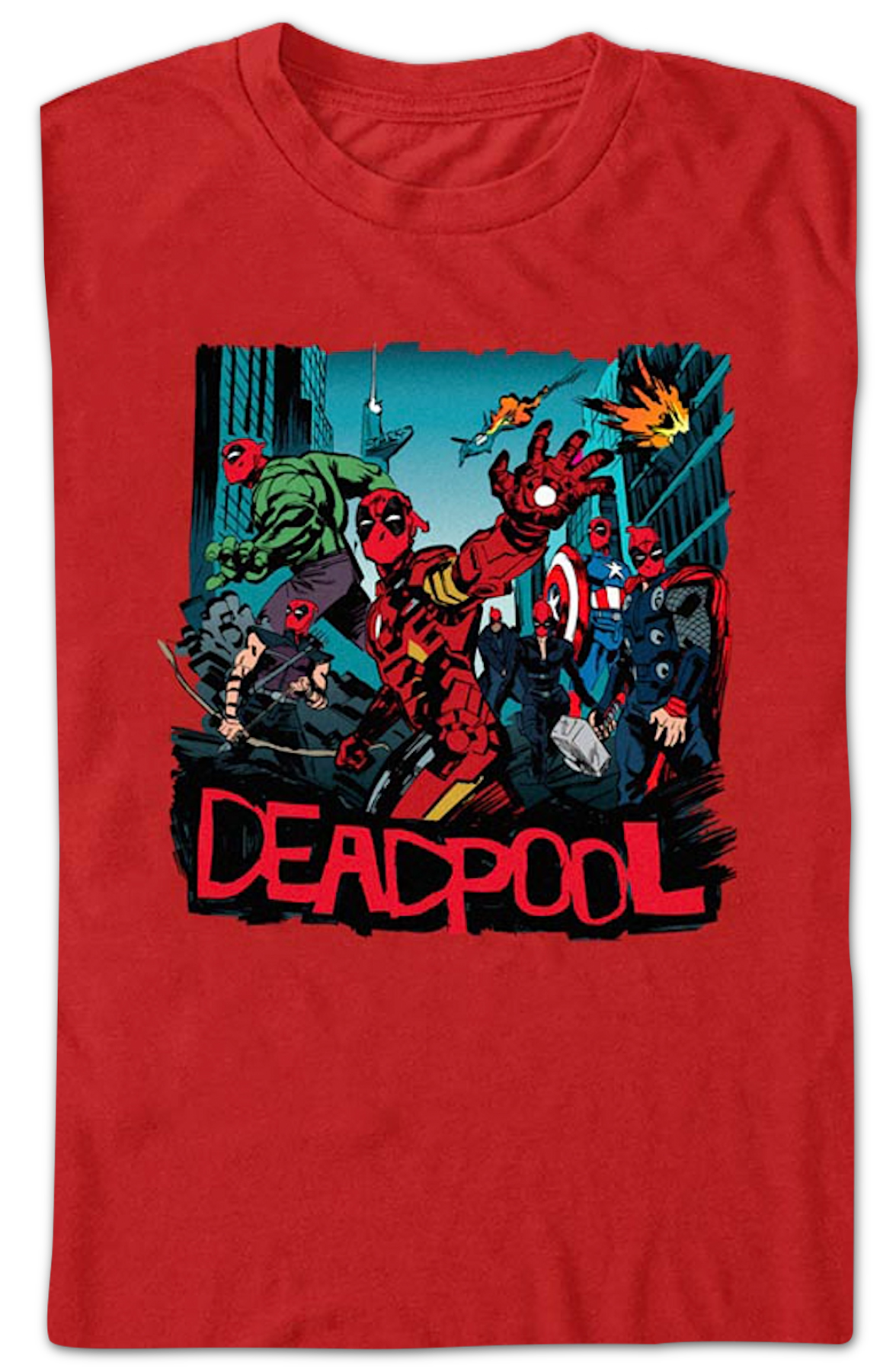 Avenger Deadpool Marvel Comics T-Shirt